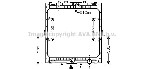 AVA QUALITY COOLING Radiators, Motora dzesēšanas sistēma DF2045